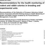 Recommandations FELASA Health_Monitoring_rodents